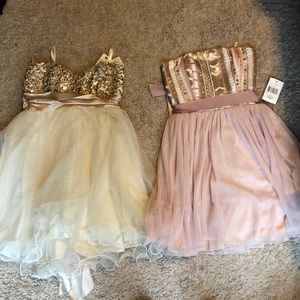 Selling these 2 dresses!! Both are NEW WITH TAGS!